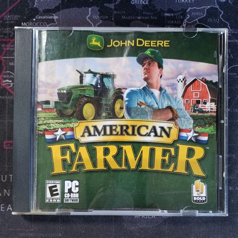 John Deere American Farmer PC CD ROM 2004 Computer Game Farming