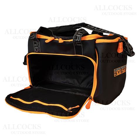 Guru Fusion Feeder Box System Bag in Black/orange