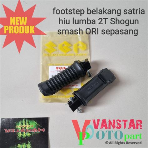 Jual Karet Footstep Step Belakang Satria Hiu Lumba Smash Shogun Ori