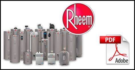 Rheem Tankless Water Heater Install Manual