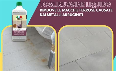 Marbec Togliruggine Liquido Ml Smacchiatore Specifico Per La