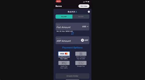 How To Buy XRP Through The XUMM Wallet with BANXA