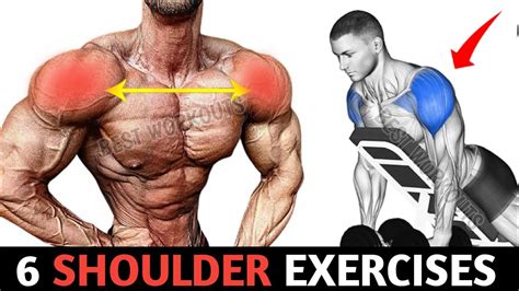 6 Best Shoulder Exercises For Mass Best Workouts Youtube