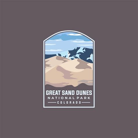 Premium Vector Great Sand Dunes National Park Vector Template