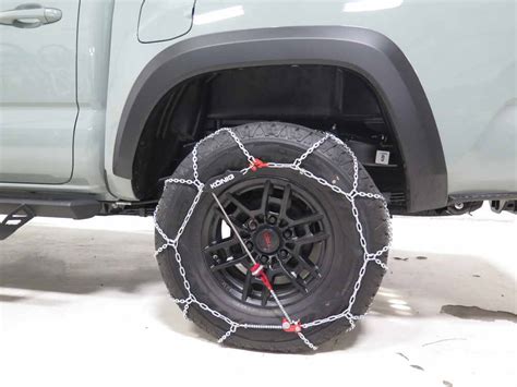 Toyota Tacoma Konig Self Tensioning Snow Tire Chains Diamond