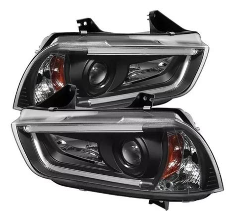 Faros Charger C Lupa Y Leds Precio X Par