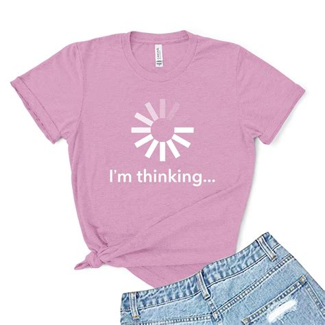 Im Thinking Womens Triblend T Shirt Etsy Uk