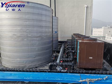 Industrial 80kw 95kw 116kw Powerful Efficiency Air Source Heat Pump Hot Water Heater System