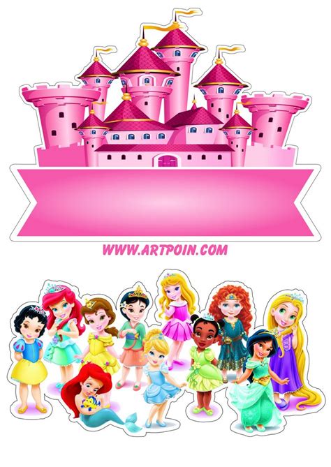 Princesas Disney Topo De Bolo Png Baby Disney Disney Surfing