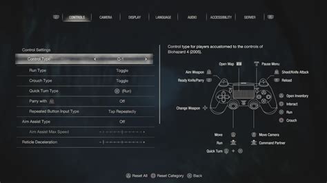 Re4 Remake Control Settings Guide Resident Evil 4 Remake Gamewith