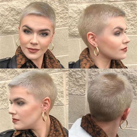 Buzz Haircut Buzz Cut Hairstyles Short Spiky Hairstyles Pixie Haircut Womens Hairstyles