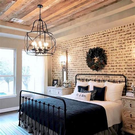 42 Romantic Rustic Farmhouse Bedroom Design And Decorations Ideas