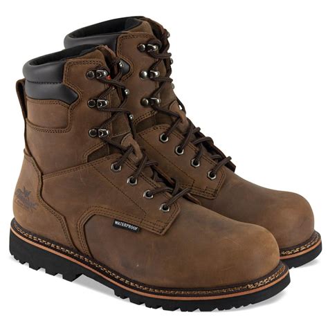 Thorogood V Series 8 Inch Comp Toe Waterproof Brown Work Boot