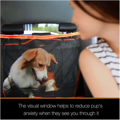 Dog Seat Cover for Trucks with Mesh Window 100% Waterproof Dog Hammock ...