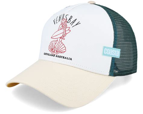 Venus Bay White Coastal Trucker - Coastal | Hatstoreworld.com