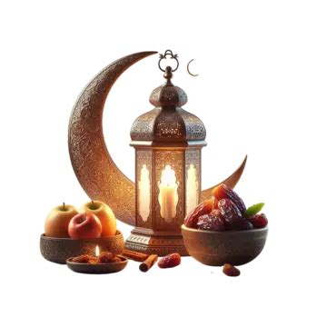 Lanterna Do Ramadã 3d Dourada Ramadhan Kareem Lâmpada Islâmica PNG