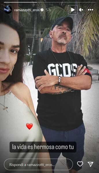 Eros Ramazzotti La Dedica D Amore Per Dalila Gelsomino Mentre Sono In