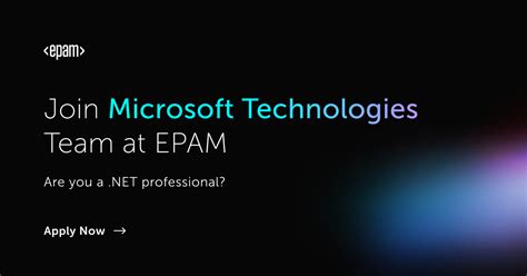 Join Our Microsoft Technologies Practice Epam