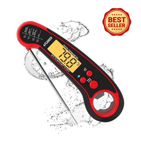 Master the Art of Cooking Precision with Flamen Digital Meat Thermomet – Aspectek