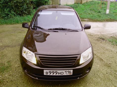 Решетка — Lada Гранта (1G), 1,6 л, 2013 года | аксессуары | DRIVE2