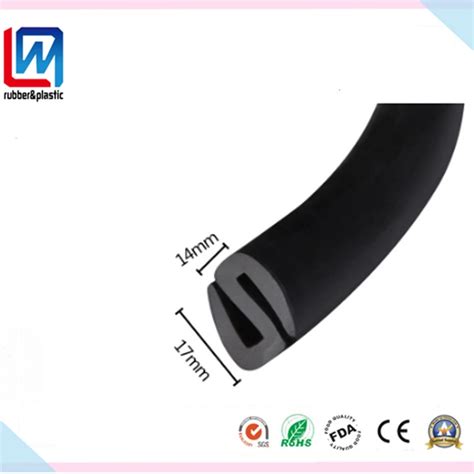 Black Hollow Epdm Plastic Epdm Rubber Seal Strip For Auto China