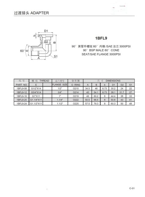 China Custom SAE 3000 Flange Elbow BSP 60 Adapter Manufacturers