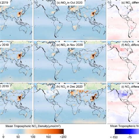 The Spatiotemporal Dynamics Of Global No 2 Tropospheric Vertical Column