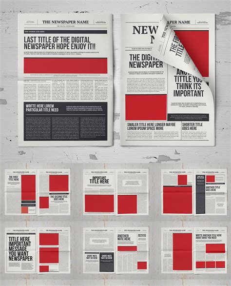 Indesign Newspaper Template