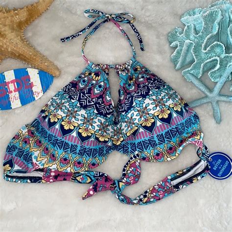 Swimsuits For All Swim New Swimsuits For All Sz Fun Boho Print Hi Waist Bikini Pc Set Nwt