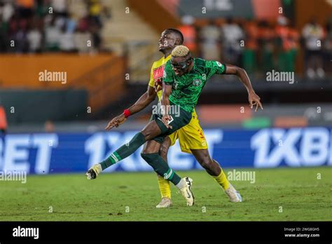 Abidjan Nigeria 2nd Feb 2024 Nigeria Vs Angola Quarter Final At