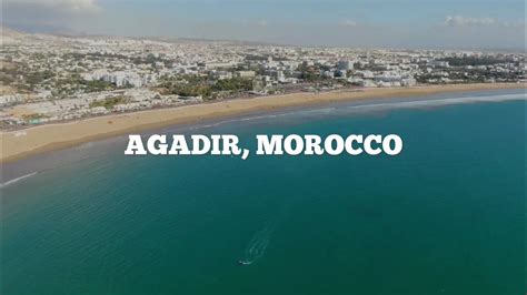 Agadir Beach Morocco 4k Youtube