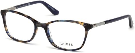 GUESS GU 2658 Eyeglasses 092 Blue/Other - Walmart.com