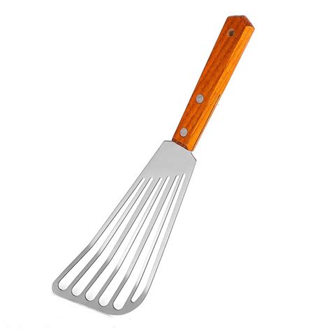 Stainless Steel Frying Spatula Leaky Shovel Fish Slice Non Slip