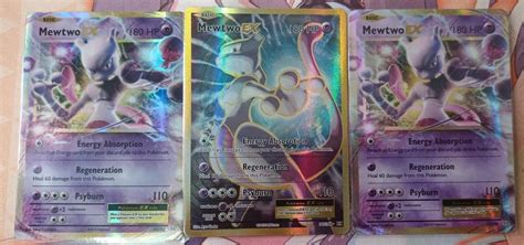 Mewtwo EX Pokemon Evolutions, Hobbies & Toys, Toys & Games on Carousell