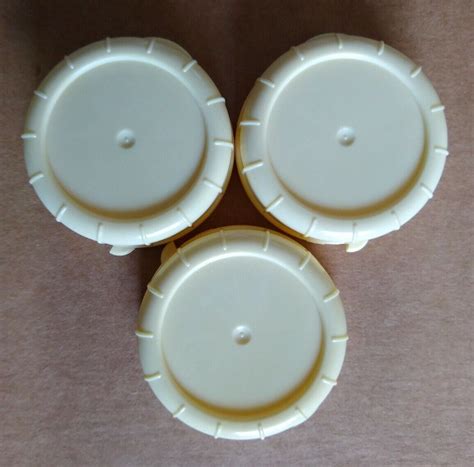 Replacement Glass Milk Bottle Lids 48mm Caps For Libbey And Stan Pac 3 Cream New Ebay