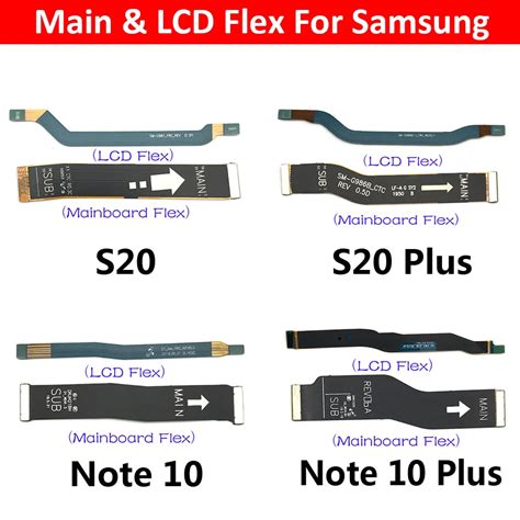 Carte mère flexible LCD avec connecteur USB pour Samsung Note Test