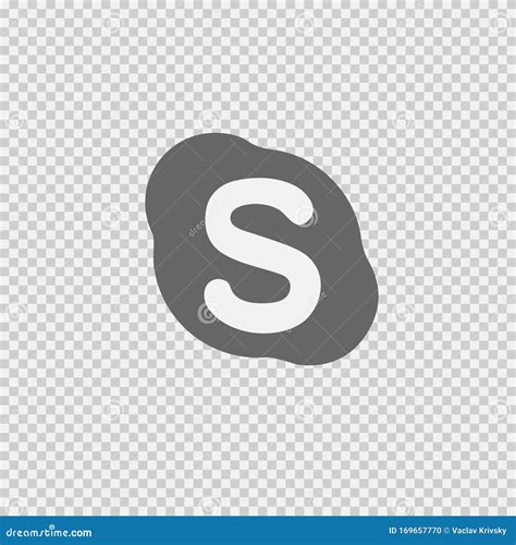 Icono Del Logotipo De Skype Imagen Editorial Ilustraci N De Medio