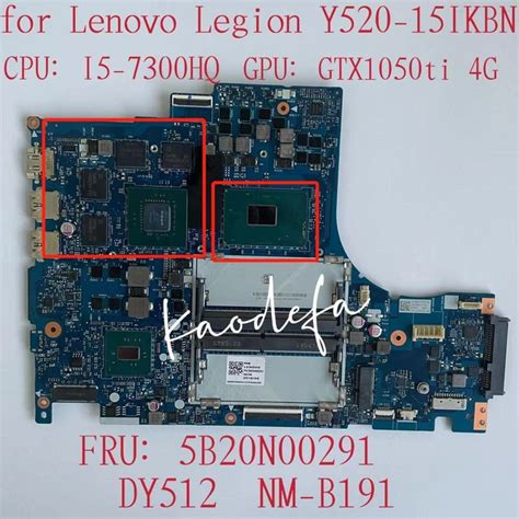 Lenovo Legion Y520-15IKBN I5-7300HQ GTX1050Ti Motherboard, 44% OFF