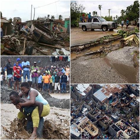 Uragano Matthew Situazione Apocalittica Ad Haiti Roche A Bateau Rasa