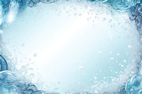 Premium AI Image | Blue water splash flowing art for background ...