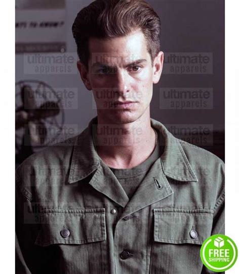 Buy Andrew Garfield Green Jacket Hacksaw Ridge Desmond Doss Jacket