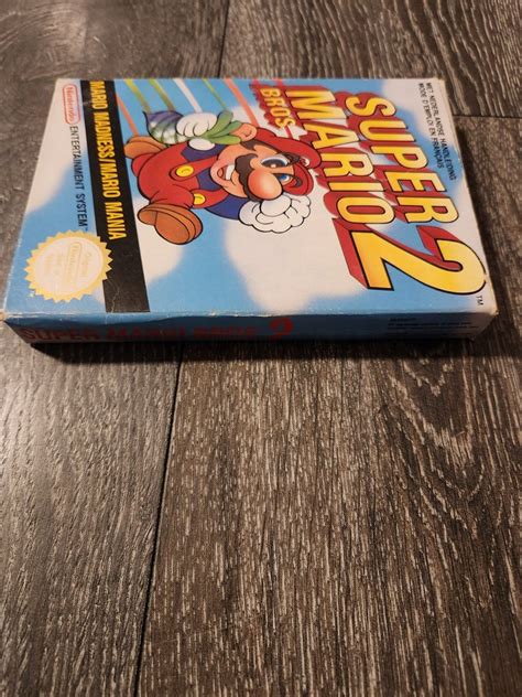 Nintendo Super Mario Bros 2 Nes Video Game In Original Box