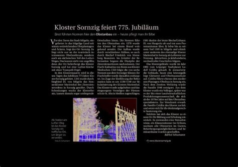 PDF Kloster Sornzig Feiert 775 Jubil Um Kloster Sornzig Feiert 775