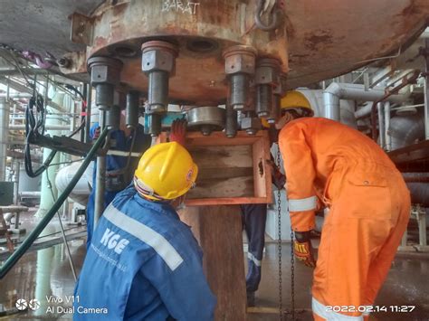 Flange Management TA Urea 1B Pupuk Kujang Karawang Cikampek Hydraulic