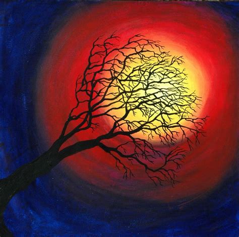 Sunset Silhouette 2 | Original art, Sunset silhouette, Art