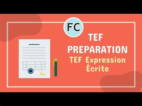 TEF Preparation Written part Expression Écrite TEF YouTube