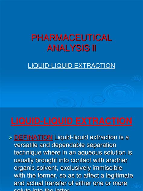 Pdf 3 Liquid Liquid Extraction Dokumentips