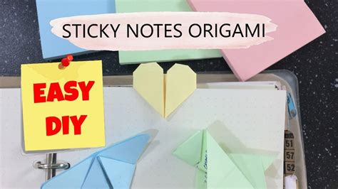 Diy Origami Sticky Notes Easy Diy For Kids Follow Along Tutorial