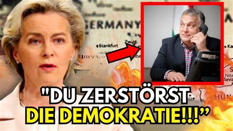 Von Der Leyen Beschuldigt Orb N Der Untergrabung Der Demokratie Eu