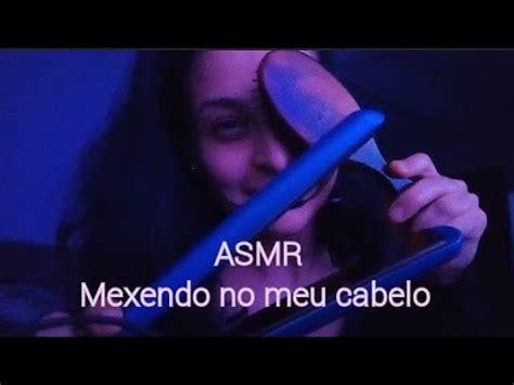 Asmr Caseiro Mexendo No Meu Cabelo E Fazendo Chapinha Sussurros E Som